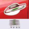 For Mazda 6 Atenza 2018-2021 Silver Steel Exterior Side Door Handle Cover Trim