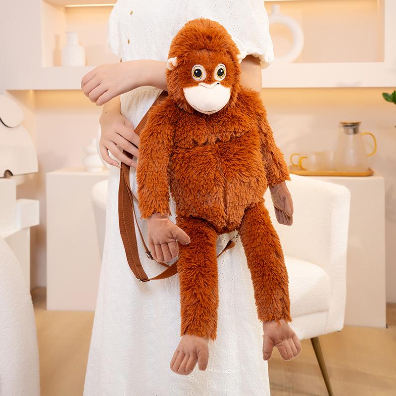 Cartoon Punch Monkey Pluche Speelgoed Super Zacht Knuffeldier Speelgoed Chimpansees Zachte Knuffel Rugzak Kamer Decoratie Kinder Verjaardagscadeaus