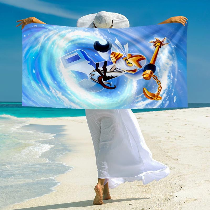 Ninja Fashion Beach Towel: Ideal for Summer Adventures Soft, absorbent and quick drying suitable for swimming and bathing