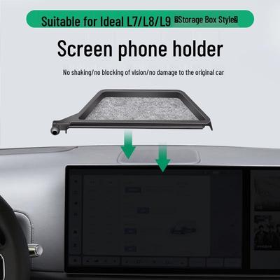 Ideal L7L8L9 Car Screen Phone Holder with Integrated Tray