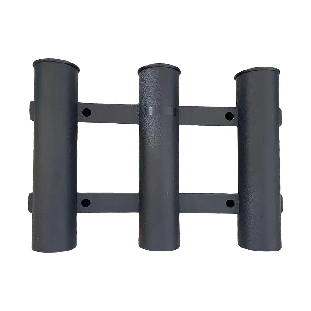 Detachable 3-tube Fishing Rod Holder For Ocean Kayak Side