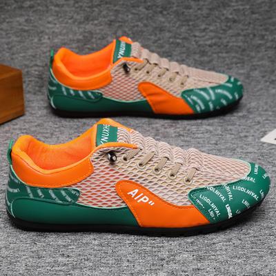 Shoes Men's Shoes Summer Thin Breathable Casual Shoes Men's Work Shoes Versatile Sports Mesh Shoes Men's