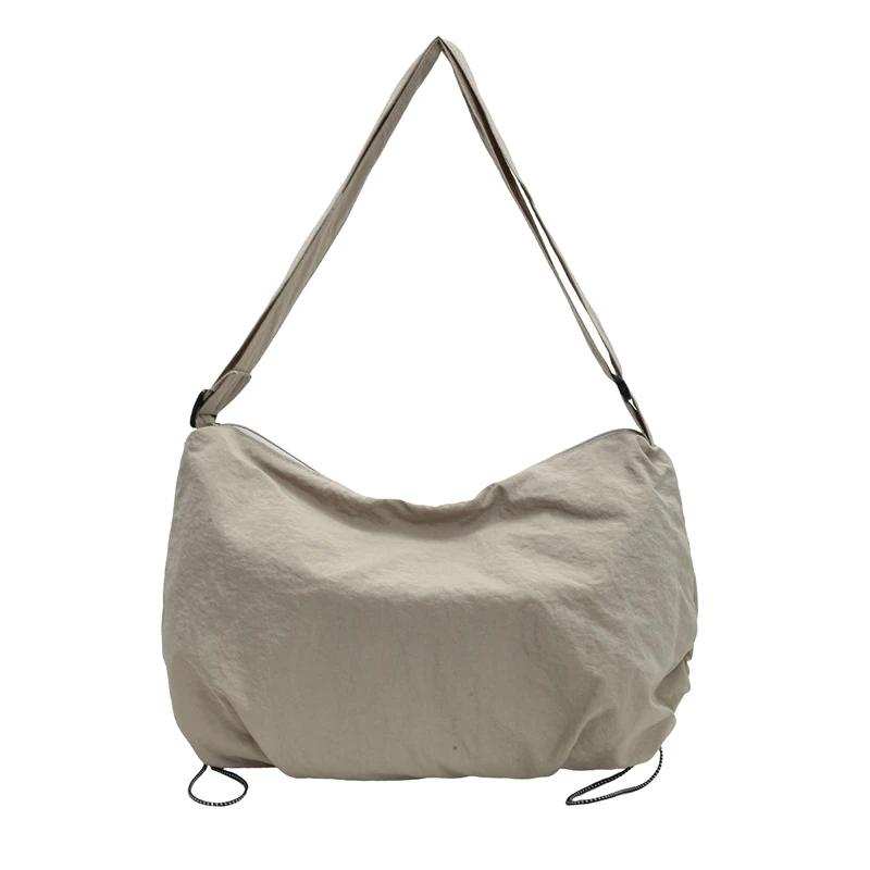 

Повседневные сумки с твердым внутренним отделением для женщин, сумки с верхней ручкой, мягкие швейные нейлоновые сумки на молнии