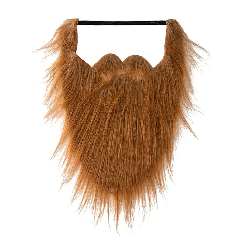 1/4Pcs Fake Beard Costume Halloween Mustache Costume Cosplay Costume Beard Festival Party Supplies for Kids Adults Gift