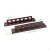 6Hole Cue Rack Wooden WallAttached Space Saving for Billiards Participants, Game Room