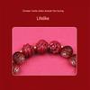2026 Year of the Snake Red Beaded Bracelet - Luck and Harmony Charm for Women & Men