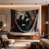 Gothic dark aesthetic Digital printing polyester wall tapestry suitable for use in living rooms bedrooms offices bars party