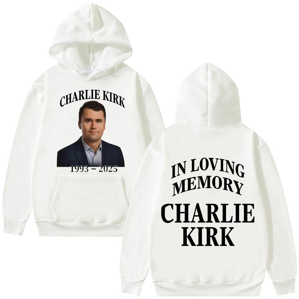 In Liebevoller Erinnerung Charlie Kirk Freedom Hoodie Herren Damen Tribut Gedenken Amerikanischer Held Sweatshirt Patriotischer Aktivismus