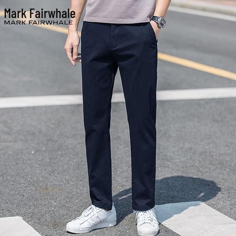 

Mark Fairwhale Men s Spring/Autumn Slim Fit Straight-Leg Casual Pants 34