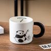Shangqi Hand-Painted Cute Panda Ceramic Mug