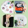 20Pcs Dog Paw Diamond Art Painting Keychains Kit Diamond Art Ornaments Double Sided Animal Key Rings DIY Gem Keychains for Beginners Adults Craft