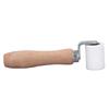 Wood Handle Wallpaper Roller Flat Pressure Roller Smoothing Tool Nonslip Edge Seam Roller Decorating Tool Width 40/28mm