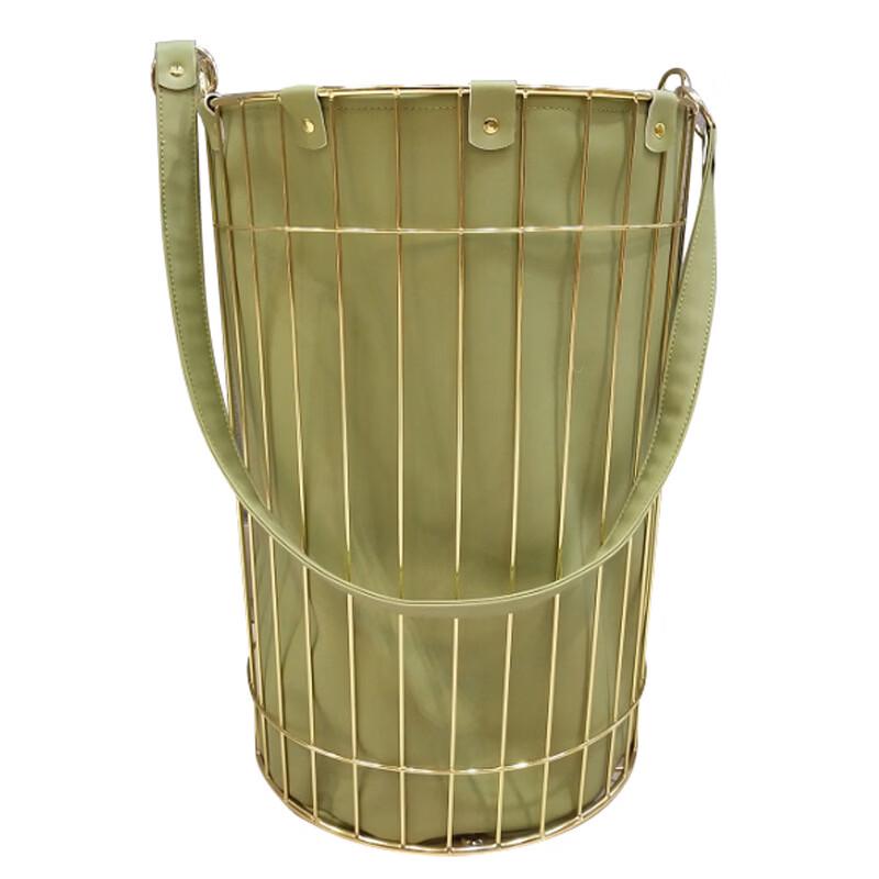 Handun Modern Minimalist Leather Laundry Hamper