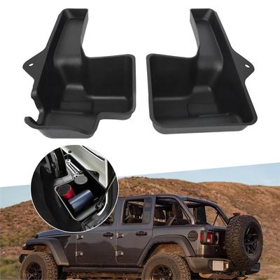 Rear Trunk Box Organizer For Jeep Wrangler JL JLU Sahara Rubicon 4 Doors 2018    Expansion Box Interior Accessories