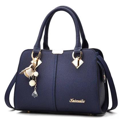 

Bags for Women New Fashi Casual Wild Luxury Design Ladies Handbag Large Capacity Shoulder Messenger Bag Women Bag 28x13x20cm темно-синий