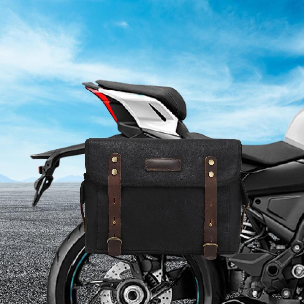 Motorcycle Tool Bag Fork Carrier Handlebar Sissybar Storage Pouch Saddlebag for Christmas Women