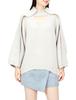 Snidel Open Design Knit Sweater SWNT224132 OWHT F Women's
