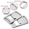 2Pcs Bottle Opener Labor-saving Stainless Steel Outdoor Camping Webbing Buckle Design Bottle Opener Kitchen Tool