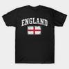 Asian Size Cotton Unisex Tshirt Print T-shirt England Soccer T-shirt No-Cut Print Regular Fit