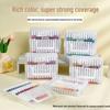 Diamond Acrylic Marker Pen Set for Glass Painting - Non-toxic, Soft Tip, Color Layering Stationery.