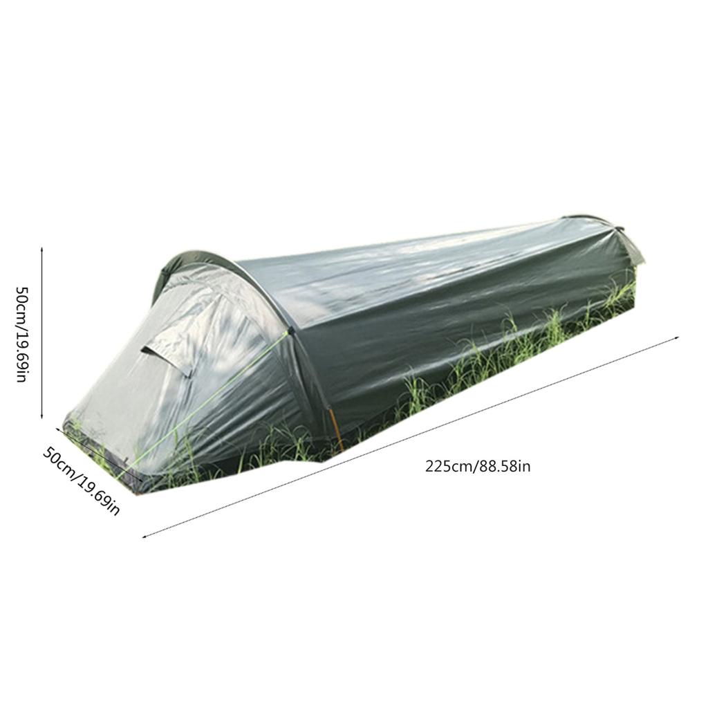 Watertight Backpacking Tent Camping Bivy Bag Single Person Individual Bivy Tent Lightly weight Single Person Tent