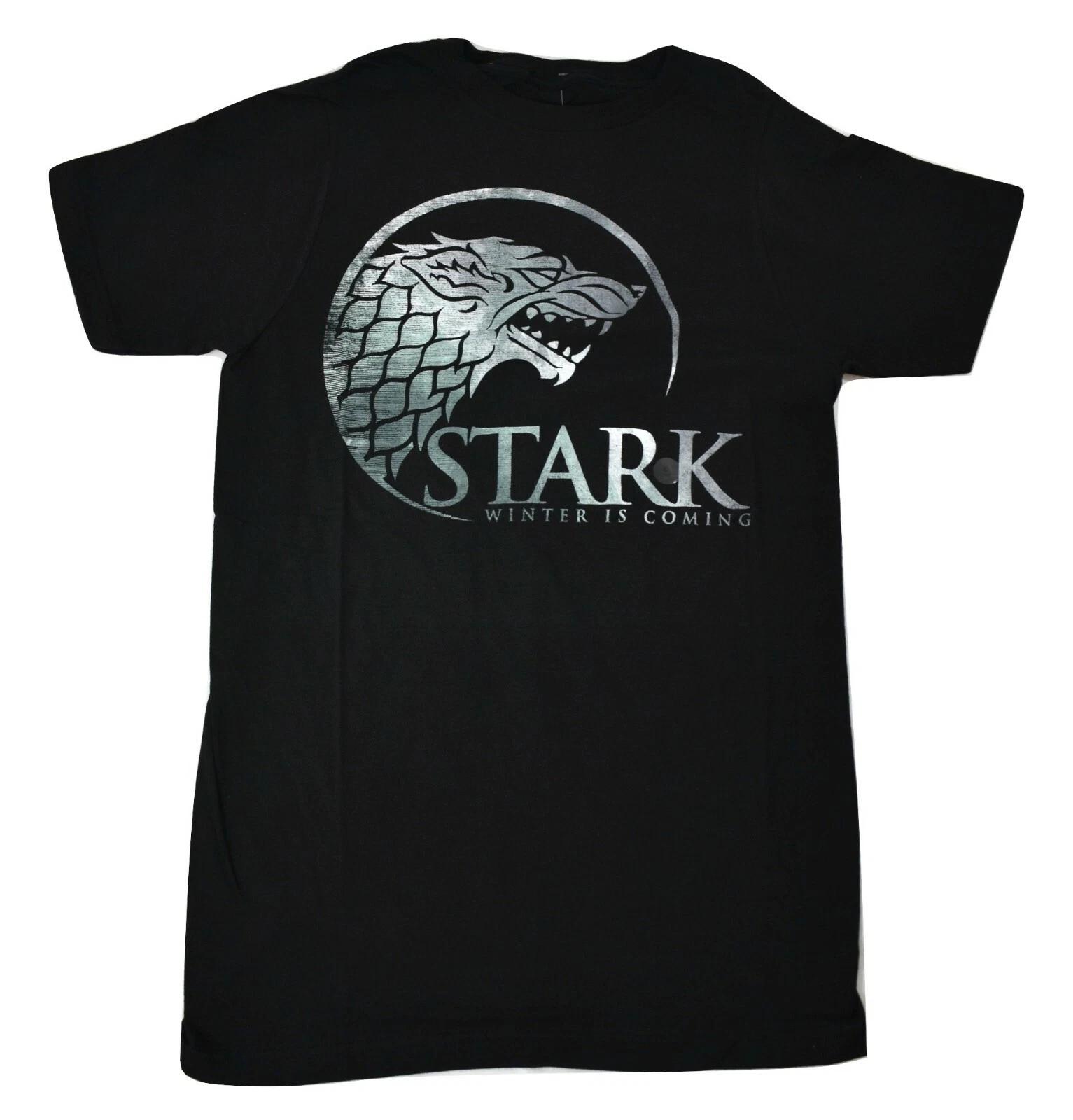 Game of Thrones Mens Stark Winter Is Coming Shirt New S, M, L, XL 2XL