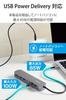 ELECOM USB Hub Docking Station with Fixed Stand PD Compatible 100W Gen1 x 2 Ports HDMI x 1 Port x 3 SD microSD Slot Silver Type-C 8-in-1 USB3.1 USB-C