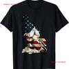 American Flag Gnome Memorial Day Independence T Shirt  Vintage Washed Top For Everyday Wear Stretched Comfortable Breathable