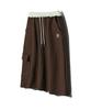 Peace Maker Official Cargo Midi Skirt (Brown)