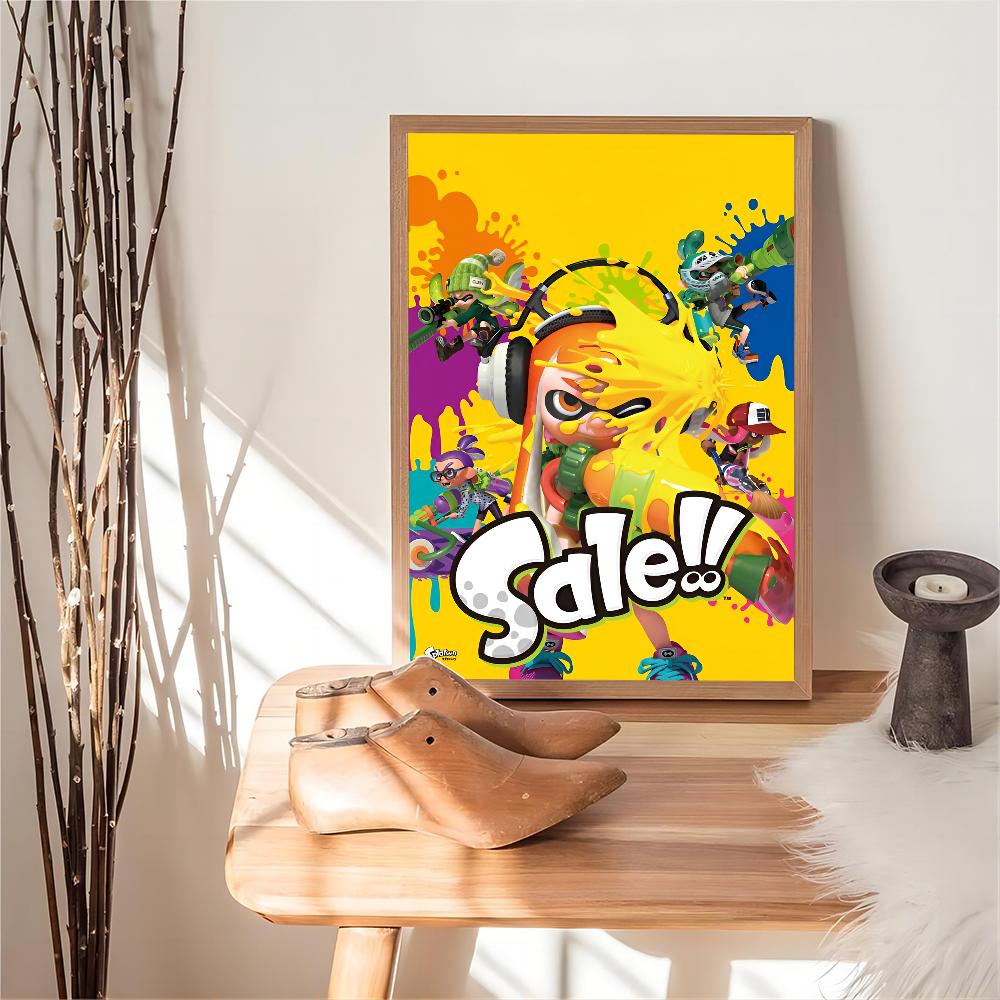 S-Splatoons serie joc DIY Poster Adeziv Fantezist Autocolant de Perete pentru Decorare Living Bar Decor de Perete
