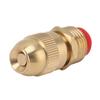 5PCS Brass Spray Nozzle Gold Irrigation Nozzle Durable Misting Nozzle  Fountain Atomization