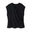 Women's Clothing Fashion Style New Vertical Double Breasted High Waist Tops