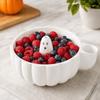 Large Capacity Halloween Pumpkin Berry Swirl Bowl 3D Printed Fruit Cleaning Bowl  Home Kitchen