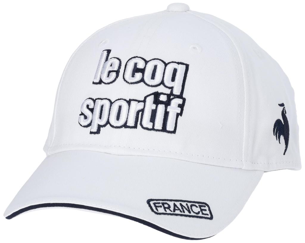 Coq Sportif Golf Cap Cotton Twill Simple Standard Versatility QGCVJC01AT WH00 [Le Golf] [Limited Distribution] Women's (White)