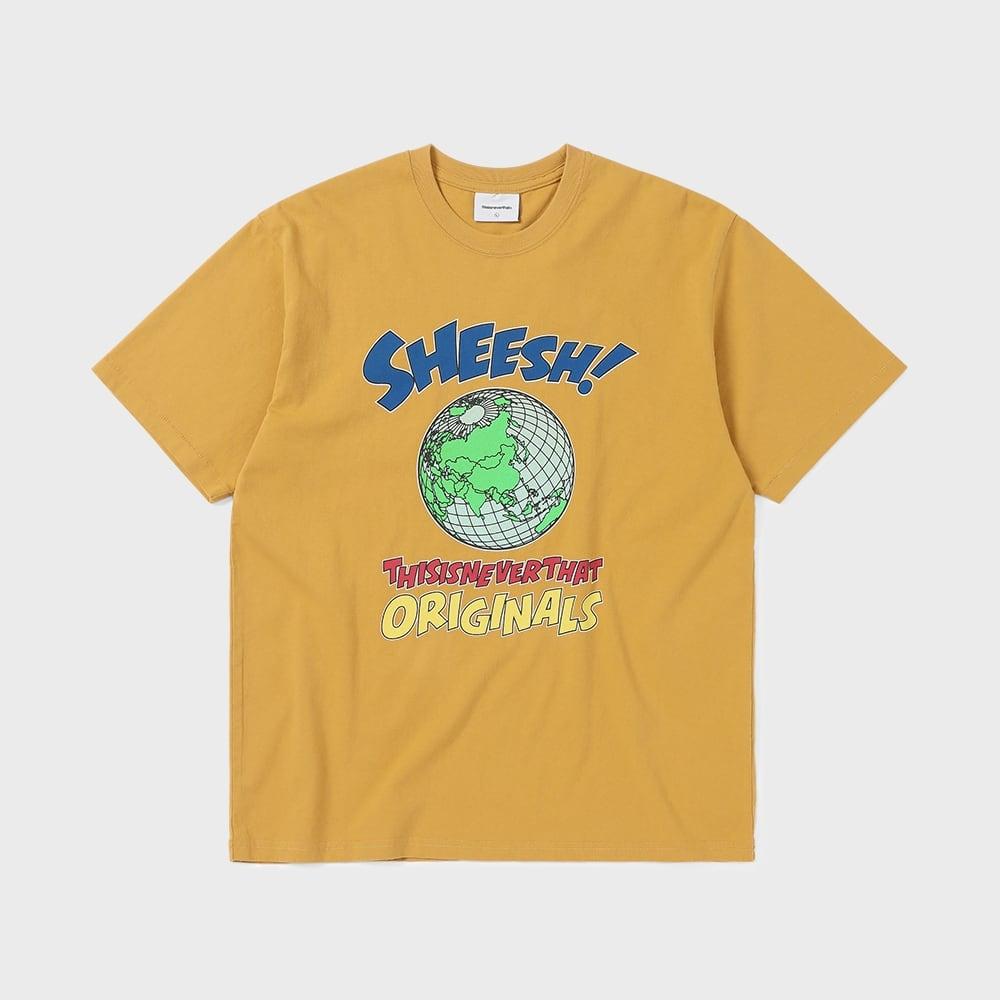 Эта футболка  Sheesh  горчичного цвета S