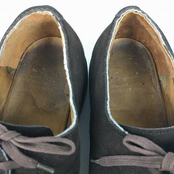 PARABOOT CHAMBORD Semišové boty s U-špičkou Hnědé Velikost 12R Pánské(POUŽITÝ)