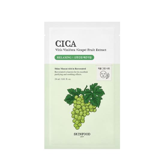 Skinfood Shine Muscat Cica Baja Mask Sheet 10 Sheets