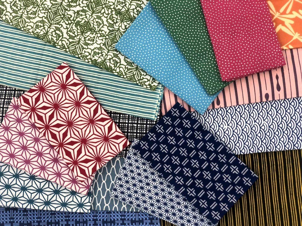 Miyamoto Laget i Japan Komon Tenugui Hånd 33 x 3569 Miyamoto-Håndkle Chū-sen Håndkle, 90cm, 12-delt Sett,