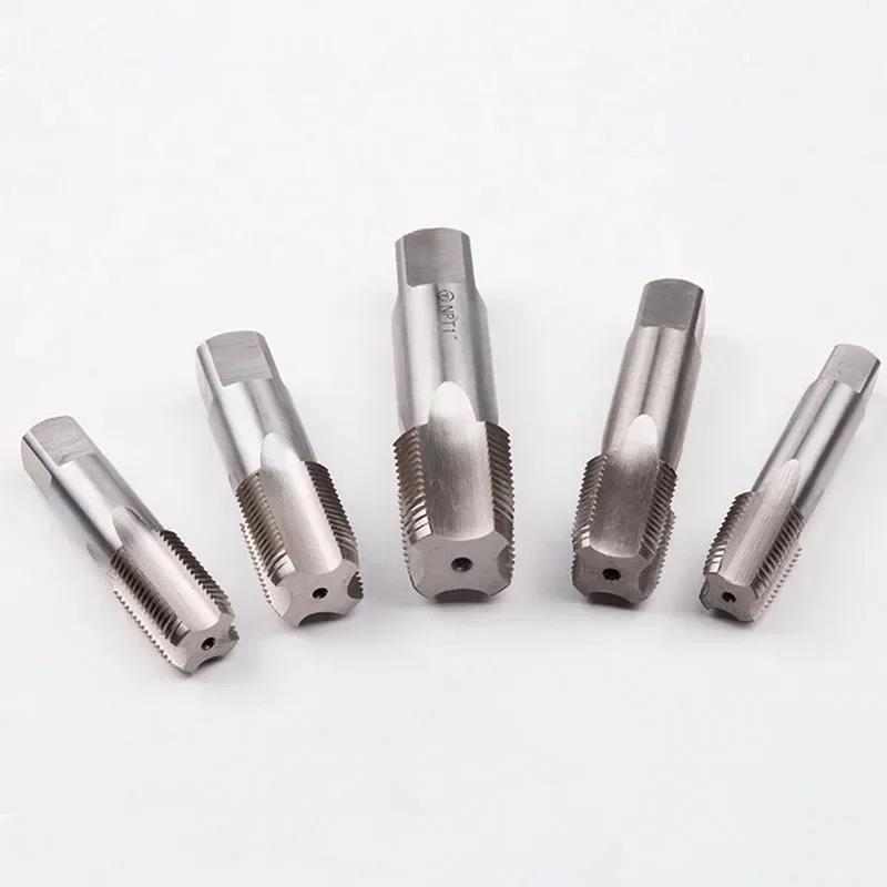 Taraud à tuyau HSS 1/16 1/8 1/4 3/8 1/2 3/4 1.1/4 1.1/2 1 pouce 2 pouces Taraud à vis métrique Outils à fileter G ZG Z RP RC NPT PT BSP NPSF NPTF Thread Lock3