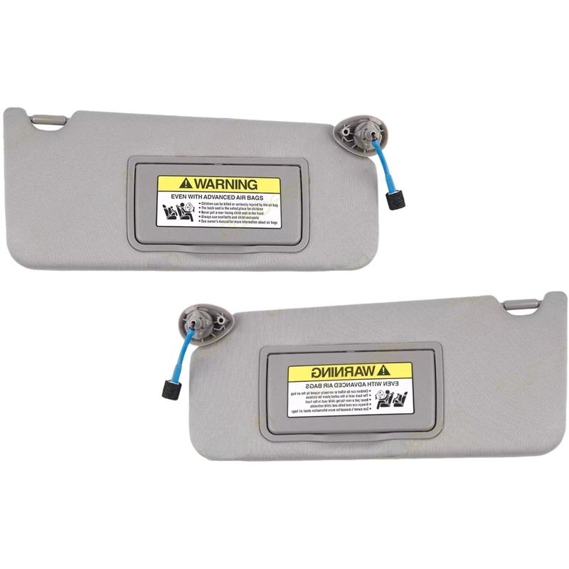 83280TA5A51ZA 83280TA5A71ZA 2pcs Sun Visor with Light & Mirror For Honda Accord 2008-2017