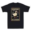 Anatomy Of A Goose Funny Duck Graphic Gaming Gamer Vintage  Black T Shirt Harajuku Gothic Men Tshirt Ullzang Streetwear Top
