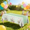 Easter Bunny Tablecloth Spring Table Cover Rectangle Table Cover Decorations for Picnic Restaurant Kitchen Dining Room Apartment