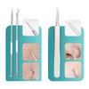 Set of Stainless Steel Blackhead Precision Pore Care Kit for Blackhead Blackhead and Acne with Storage Case 7-Piece Tweezers, Removal, Removal, Care,