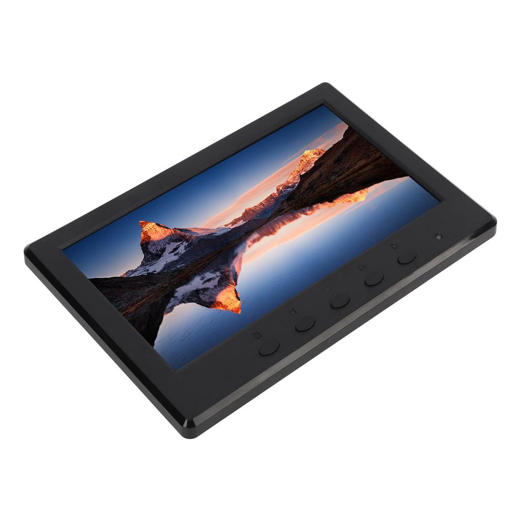 7 Inch TFT LED Monitor with VGA HD Multimedia AV BNC USB DC Input Portable HD Color Display with