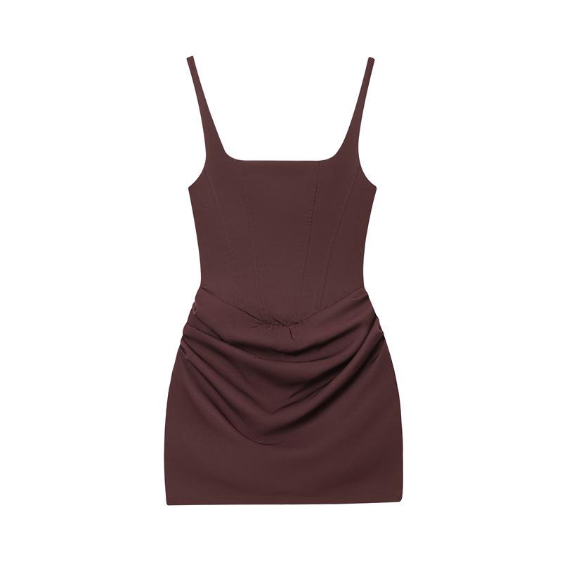 European & American Style 2025 Summer Elegant Sleeveless Bodycon Bandage Dress