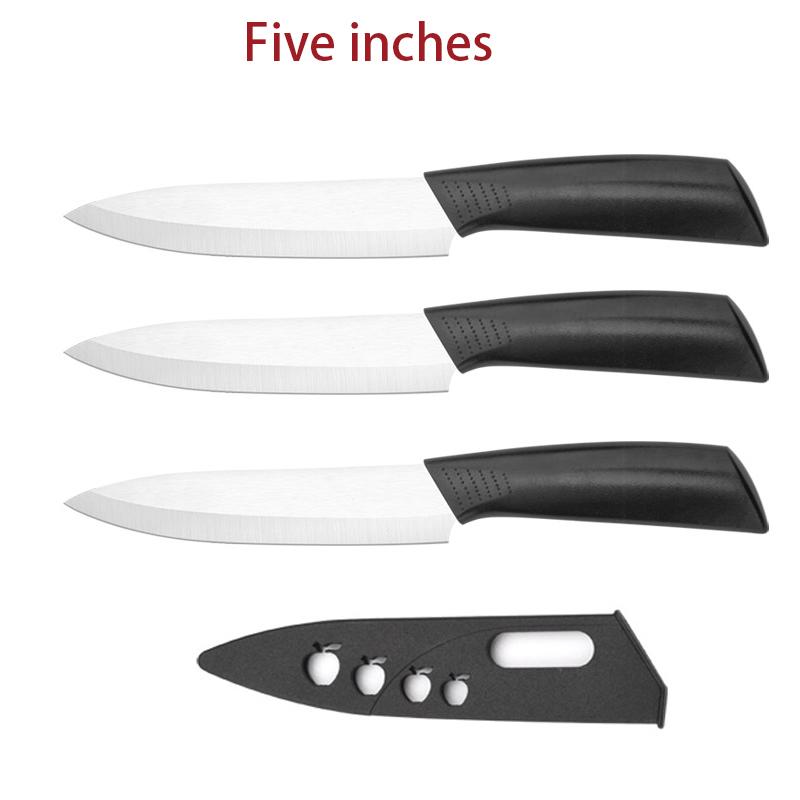 3/4/5 Inch Ceramic Knife Can Resist Oxidation Without Rust Fruit Knife Cover Portable Baby And Toddler Food Preparation Knivse