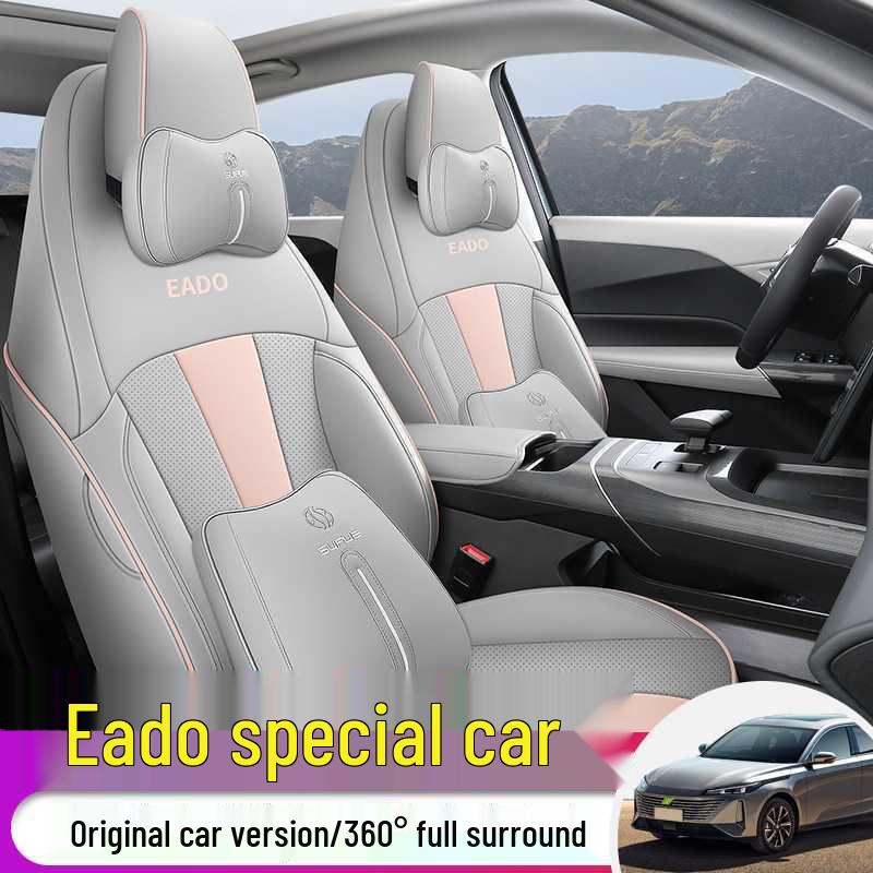 Changan Eado Third Gen Universal Car Seat Covers for All Seasons - Fits 26 Models, Full Surround Cushions