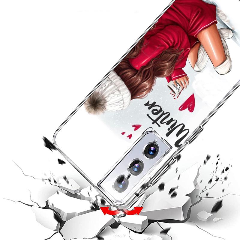 Girl Boss Female Coffee Phone Case For Samsung Galaxy S24 S25 Edge S26 Ultra S23 S22 S21 Plus S20 FE + Personalized Print Cover