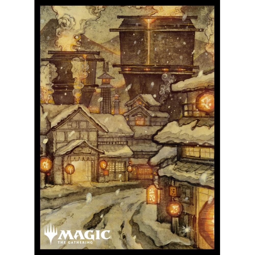 

магия: Протектор карты The Gathering Players Камигава : «Сияющий мир» [Укиё-э] Земля «Гора» (В) МТГС-219
