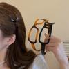Chic Bow-Knot Glasses Headband for Women - Non-Slip, Fashionable Hair Accessory with Teeth for Secure Grip